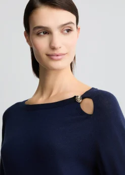 Maglia in lana e cashmere