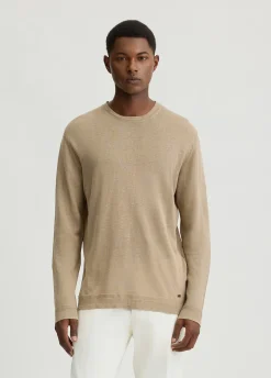 Maglia in lino e cotone