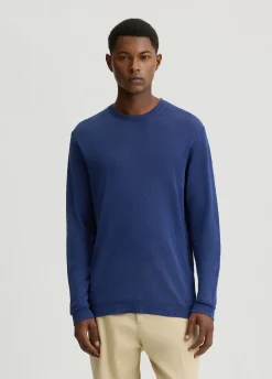 Maglia in lino e cotone