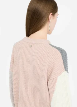 Maglione in lana con intarsi