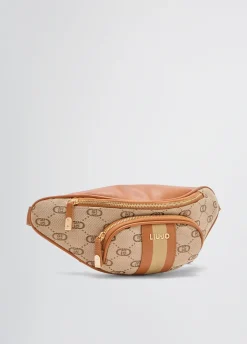 Marsupio jacquard con logo