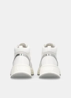 Mid sneakers in glitter mesh