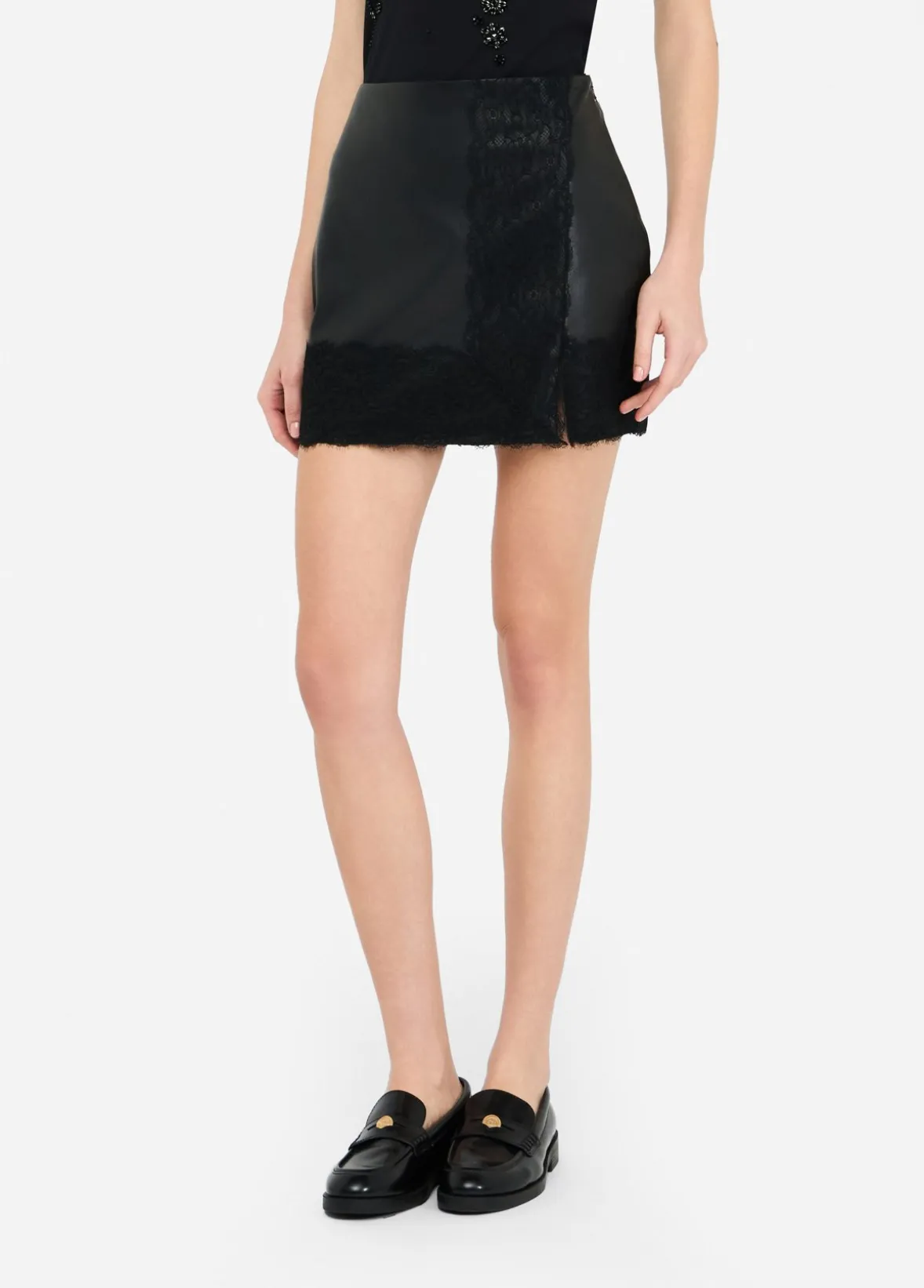 Minigonna con pizzo