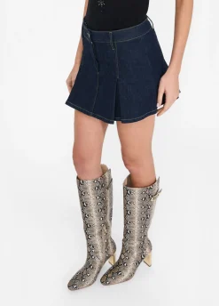 Minigonna in denim