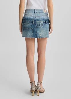 Minigonna in denim
