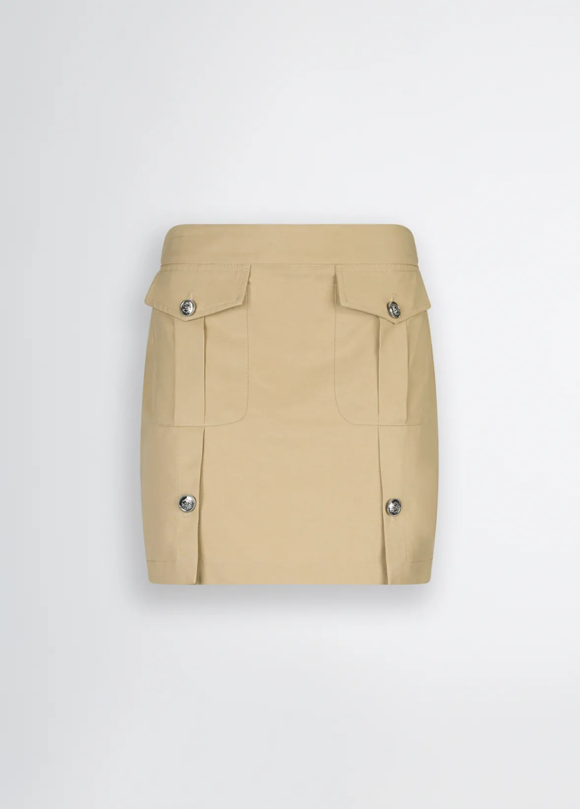 Minigonna military con tasche