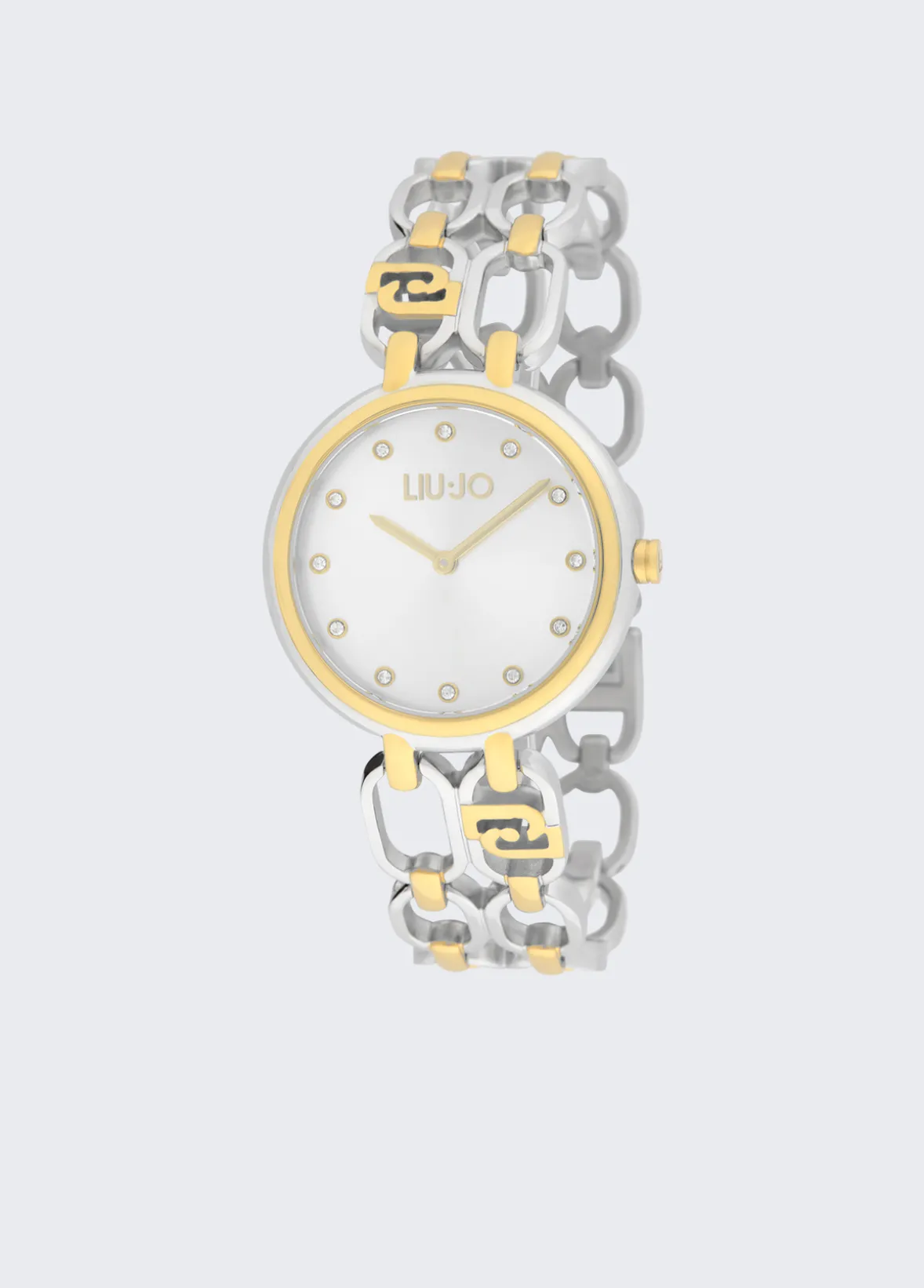 Orologio bicolor in acciaio