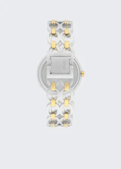 Orologio bicolor in acciaio