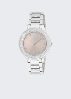 Orologio in acciaio con brill