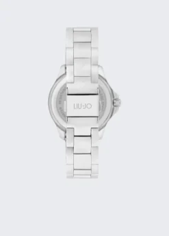 Orologio in acciaio con brill