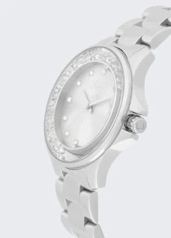 Orologio in acciaio con brill