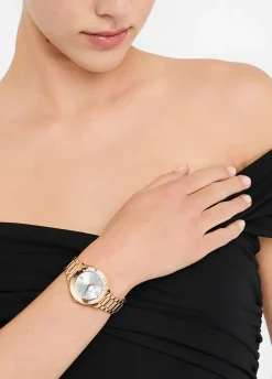 Orologio in acciaio con brill