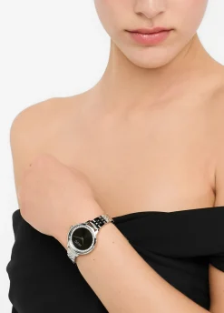 Orologio in acciaio con brill