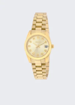 Orologio in acciaio con brill