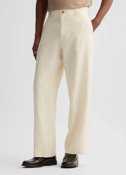 Pantaloni 100% lino