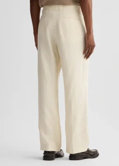 Pantaloni 100% lino