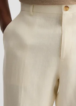 Pantaloni 100% lino