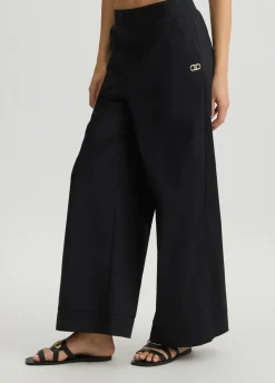 Pantaloni a palazzo in cotone