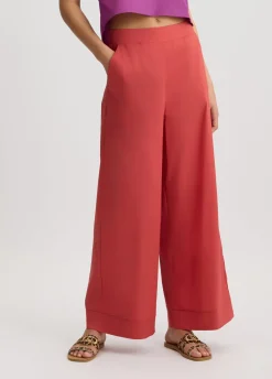 Pantaloni a palazzo in cotone
