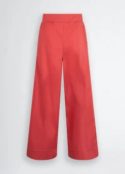Pantaloni a palazzo in cotone