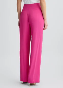 Pantaloni a vita alta con alamari