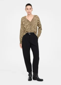 Pantaloni balloon con pince