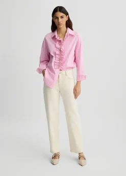 Pantaloni boyfriend a vita bassa