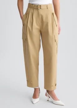 Pantaloni cargo con cintura