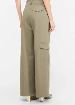 Pantaloni cargo in cotone