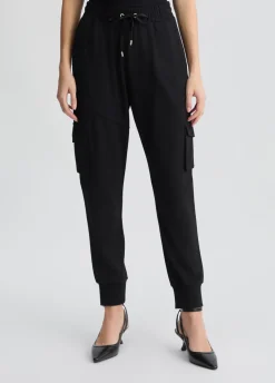 Pantaloni cargo in jersey