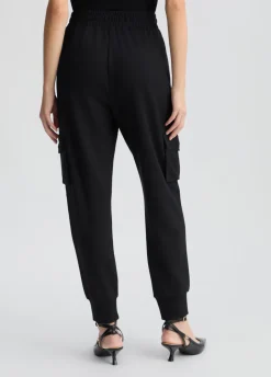 Pantaloni cargo in jersey