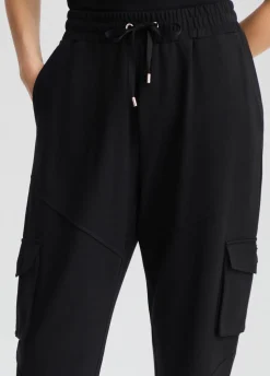 Pantaloni cargo in jersey