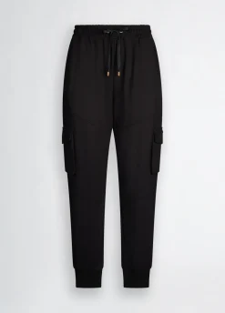 Pantaloni cargo in jersey