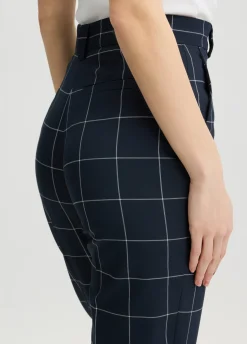 Pantaloni check slim fit