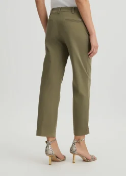 Pantaloni chino cropped