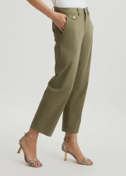 Pantaloni chino cropped