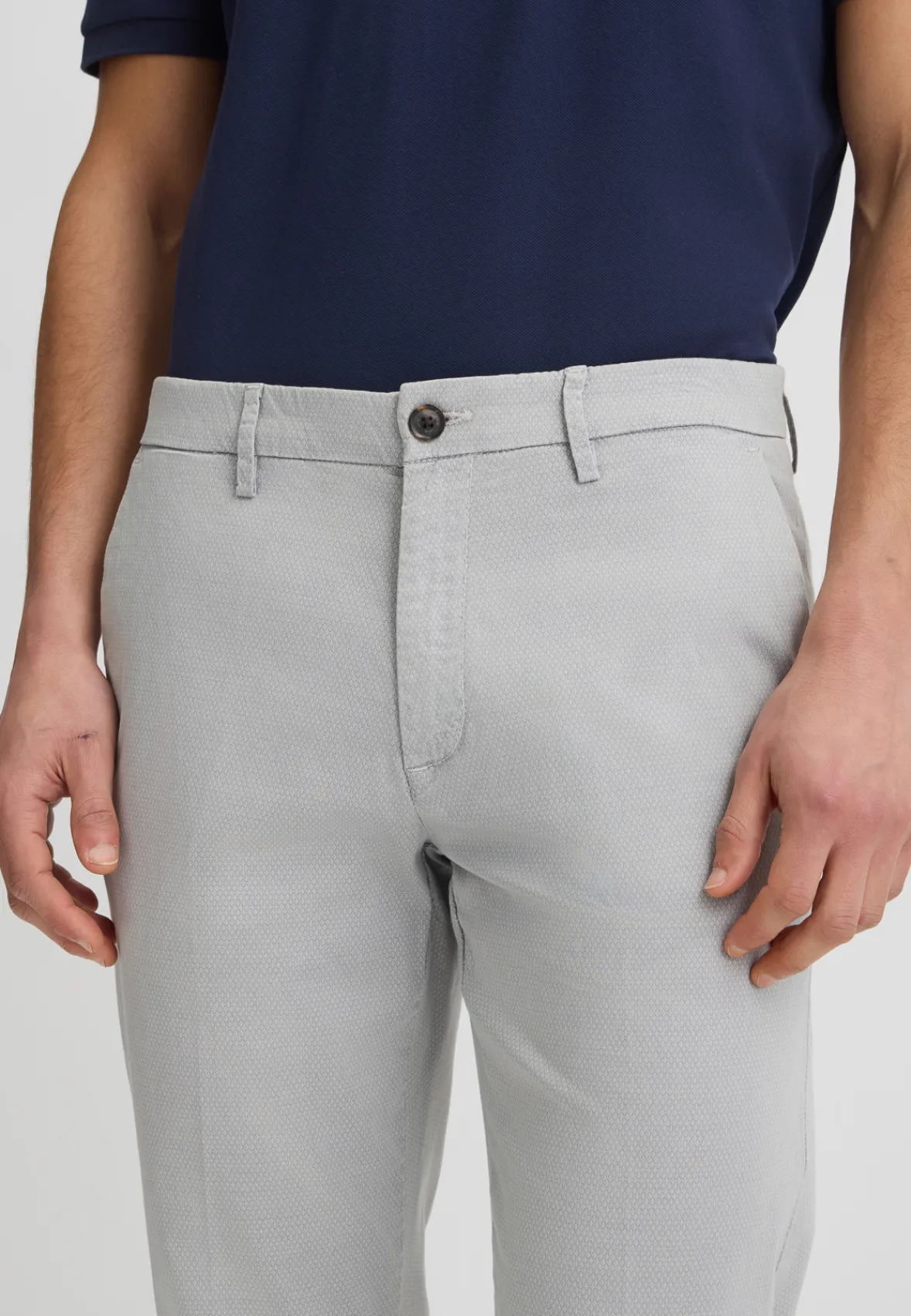 Pantaloni chino jacquard