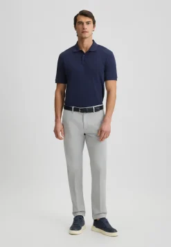 Pantaloni chino jacquard