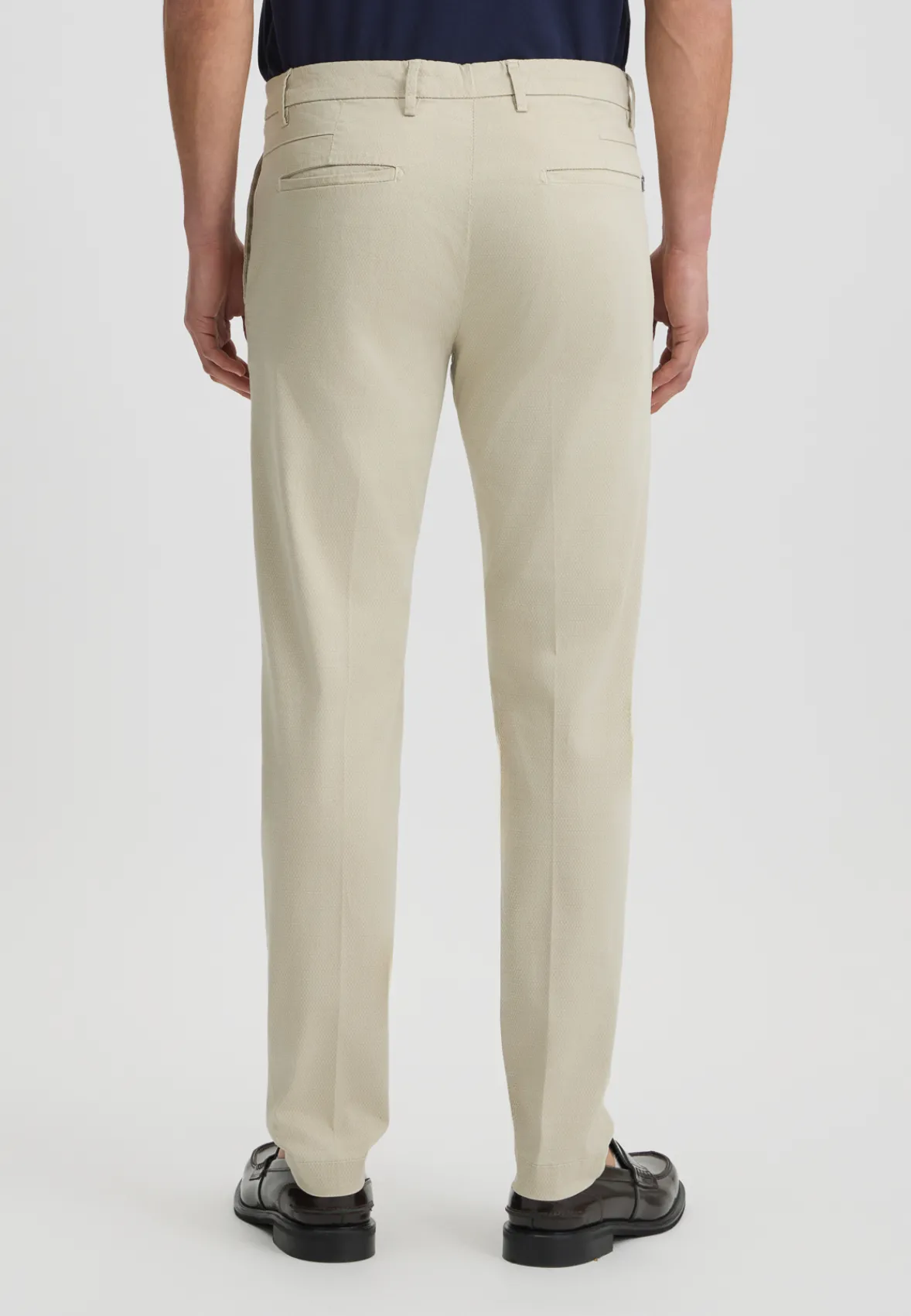 Pantaloni chino jacquard
