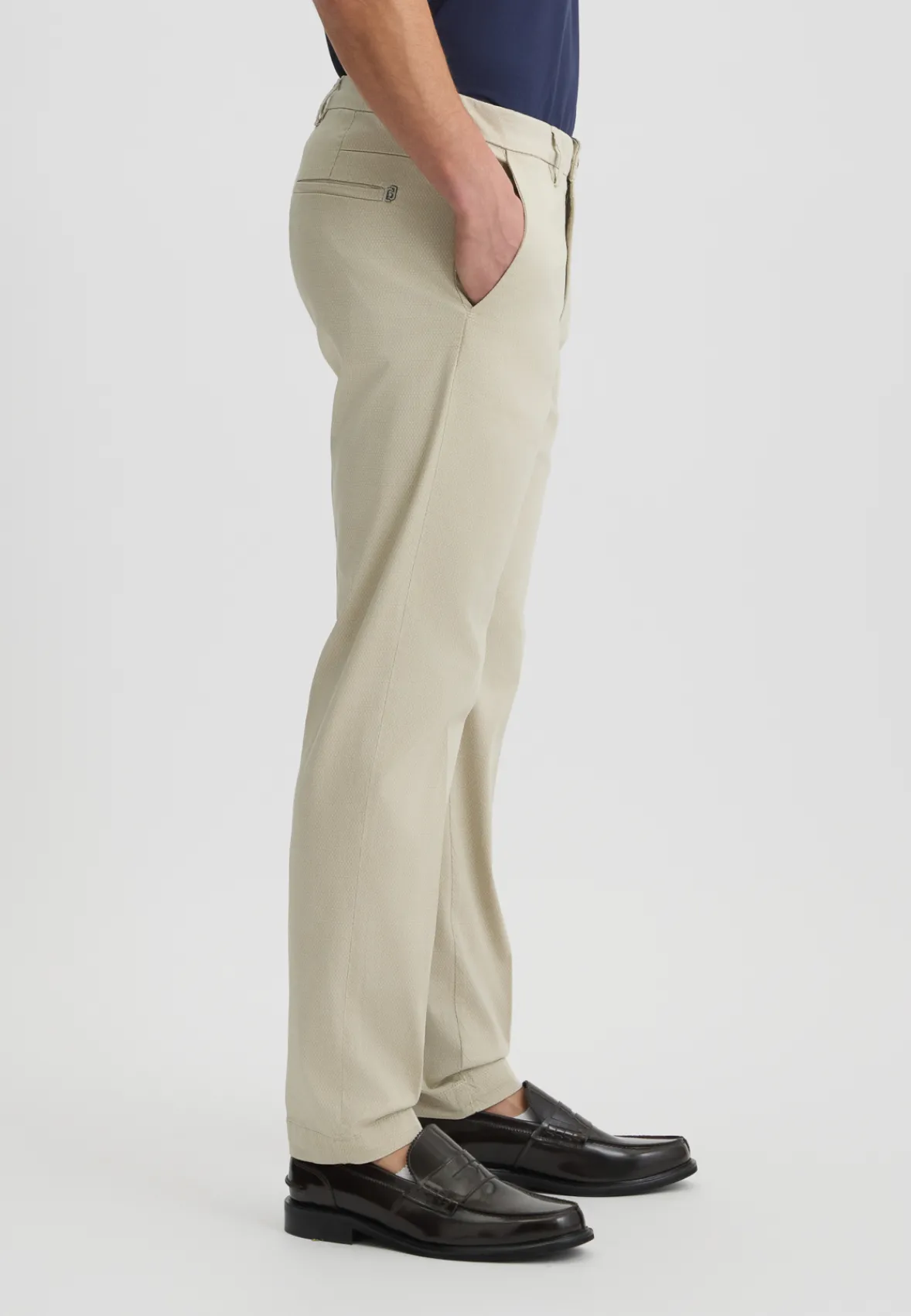Pantaloni chino jacquard