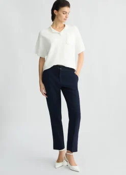 Pantaloni con cintone logato