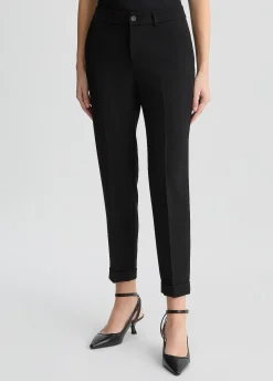 Pantaloni con risvolto