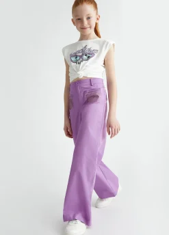 Pantaloni con strass