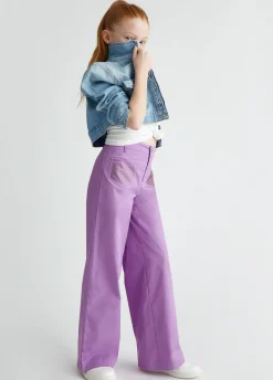 Pantaloni con strass