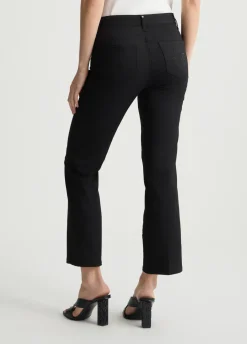 Pantaloni cropped a vita alta