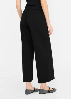 Pantaloni cropped con cintura