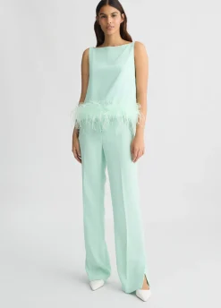 Pantaloni eleganti con spacco