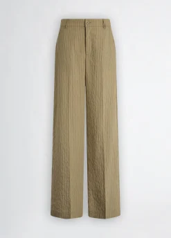 Pantaloni flare a righe