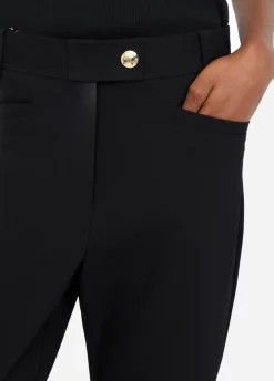 Pantaloni flare a vita alta