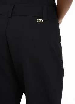 Pantaloni flare a vita alta